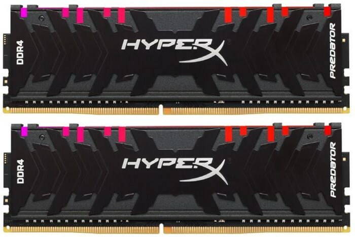 KIT RAM Kingston HyperX Predator RGB HX432C16PB3AK2/64 / 2x32Gb / DDR4 / 3200 / CL16 / 1.35V /