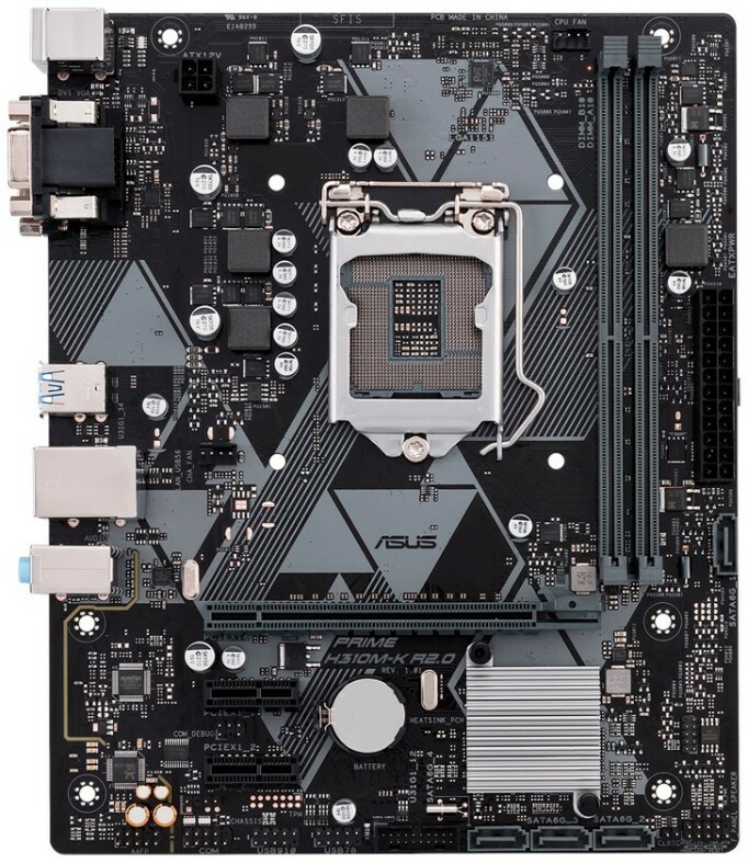 ASUS PRIME H310M-K R2.0 / S1151 / Intel H310 / mATX