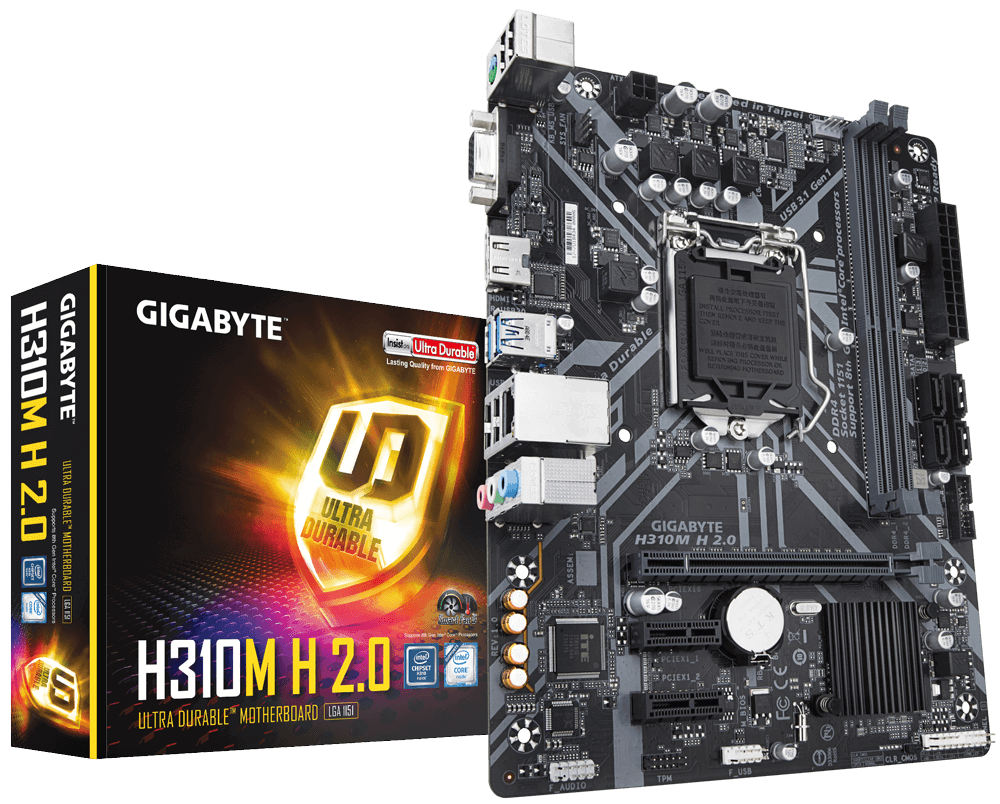 GIGABYTE H310M H 2.0 / Socket 1151 / mATX / Intel H310 /