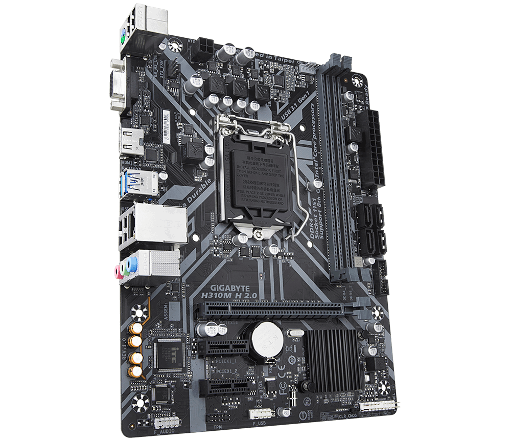 GIGABYTE H310M H 2.0 / Socket 1151 / mATX / Intel H310 /
