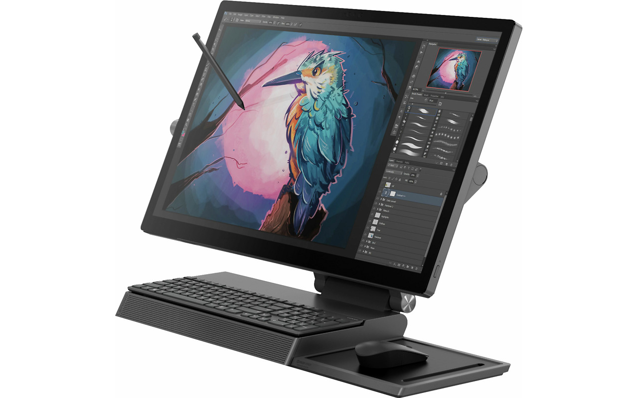 Lenovo Yoga A940-27ICB / 27" UHD IPS Touch / Intel Core i7-9700 / 16GB DDR4 / 256GB SSD + 2.0TB HDD / AMD Radeon RX 560 4GB GDDR5 / Windows 10 PRO / Grey