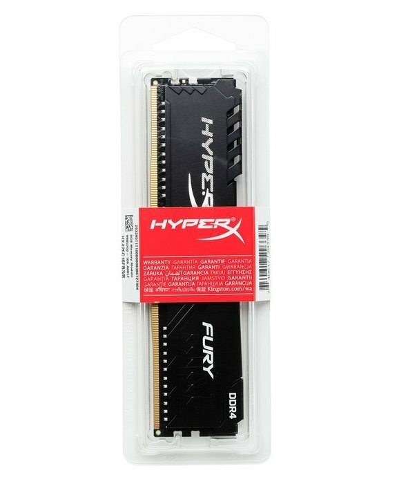 Kingston HyperX FURY HX436C18FB4/16 / 16GB DDR4 3600