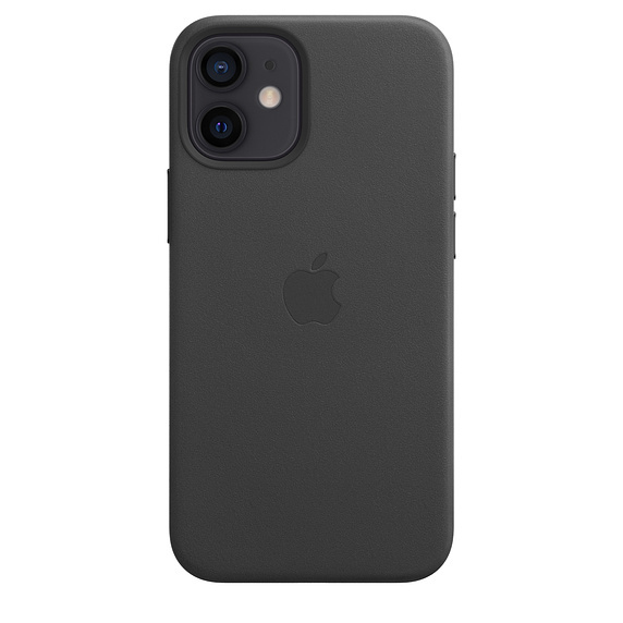 Apple Original iPhone 12 mini Leather Case with MagSafe / Black