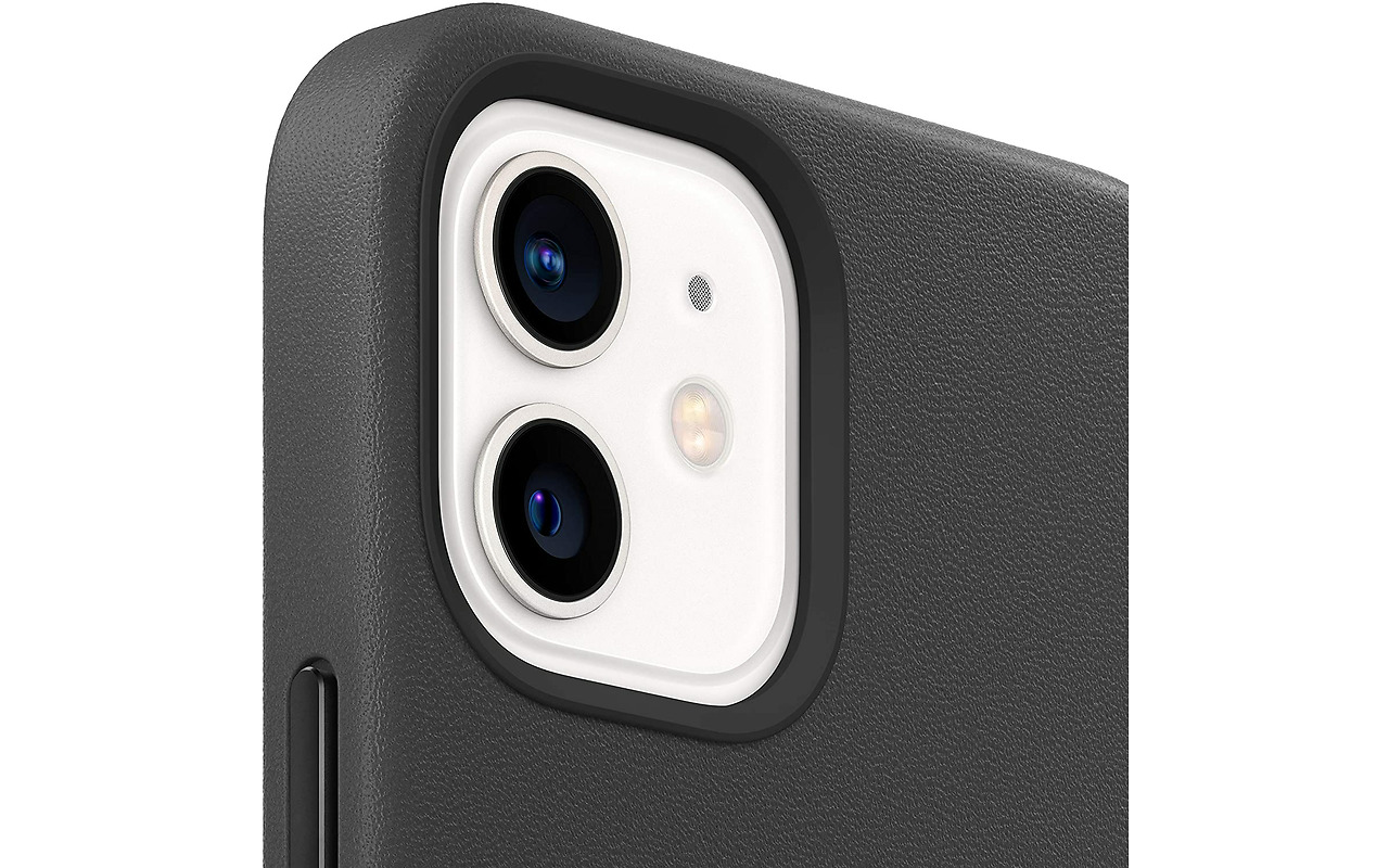 Apple Original iPhone 12 mini Leather Case with MagSafe / Black