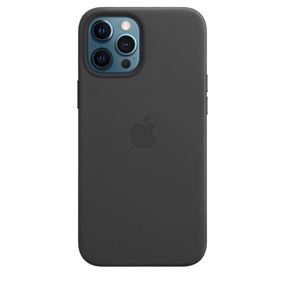 Apple Original iPhone 12 Pro Max Leather Case with MagSafe / Black