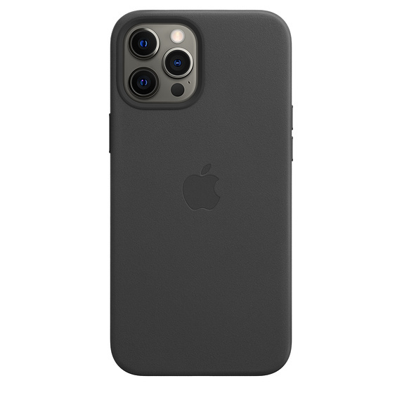 Apple Original iPhone 12 Pro Max Leather Case with MagSafe / Black