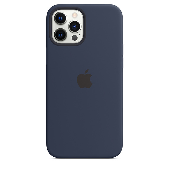 Apple Original iPhone 12 Pro Max Silicone Case with MagSafe / Blue