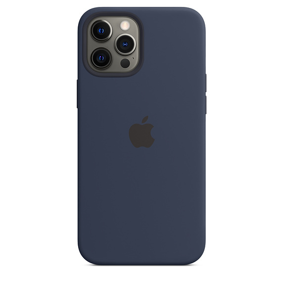 Apple Original iPhone 12 Pro Max Silicone Case with MagSafe / Blue