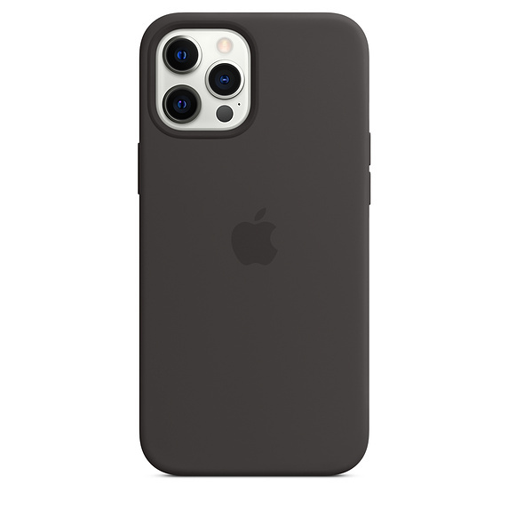 Apple Original iPhone 12 Pro Max Silicone Case with MagSafe / Black