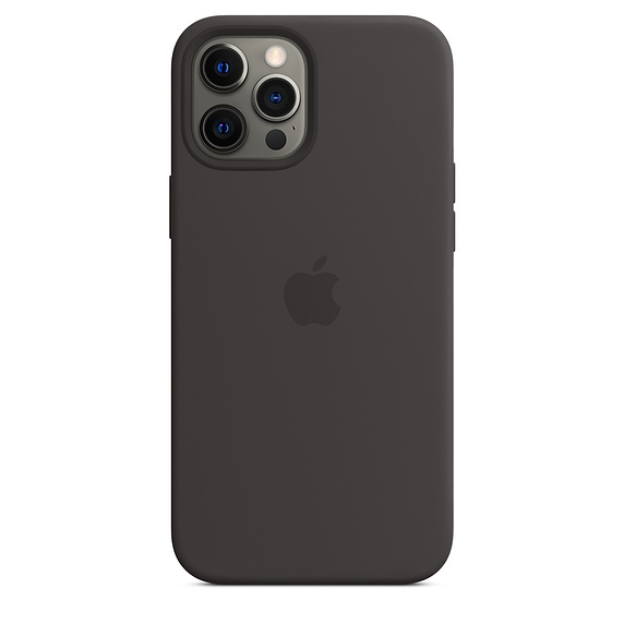 Apple Original iPhone 12 Pro Max Silicone Case with MagSafe / Black