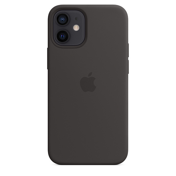 Apple Original iPhone 12 mini Silicone Case with MagSafe / Black