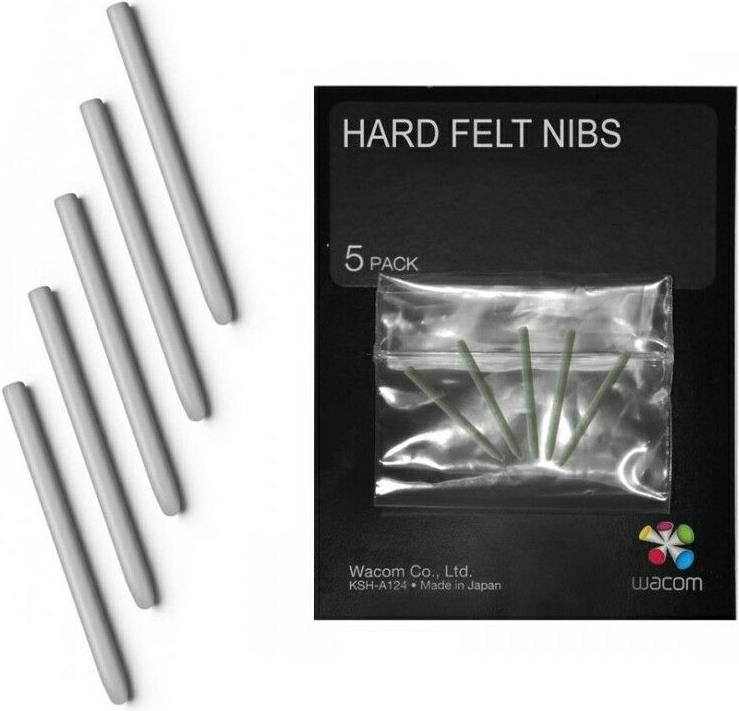 Wacom Hard felt nibs 5 pack I4/5