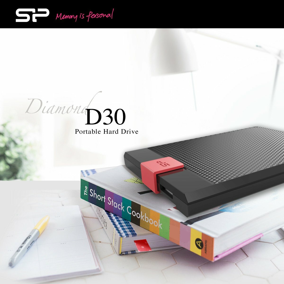Silicon Power Diamond D30 SP050TBPHDD3LS3K 2.5" External HDD 5.0TB / Black