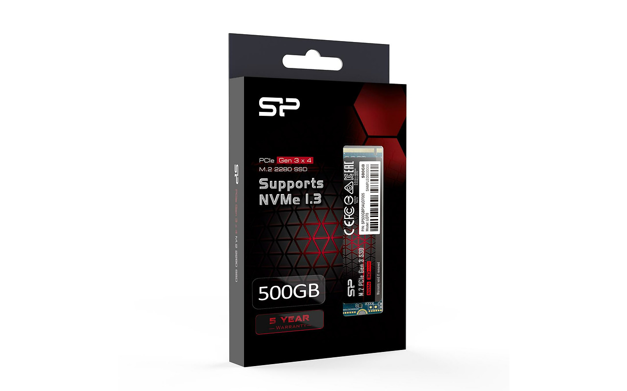 Silicon Power UD70 / M.2 NVMe 500GB / SP500GBP34UD7005