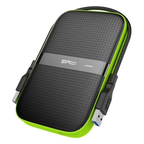 Silicon Power Armor A60 / 1.0TB 2.5 External HDD / SP010TBPHDA60S3 Black