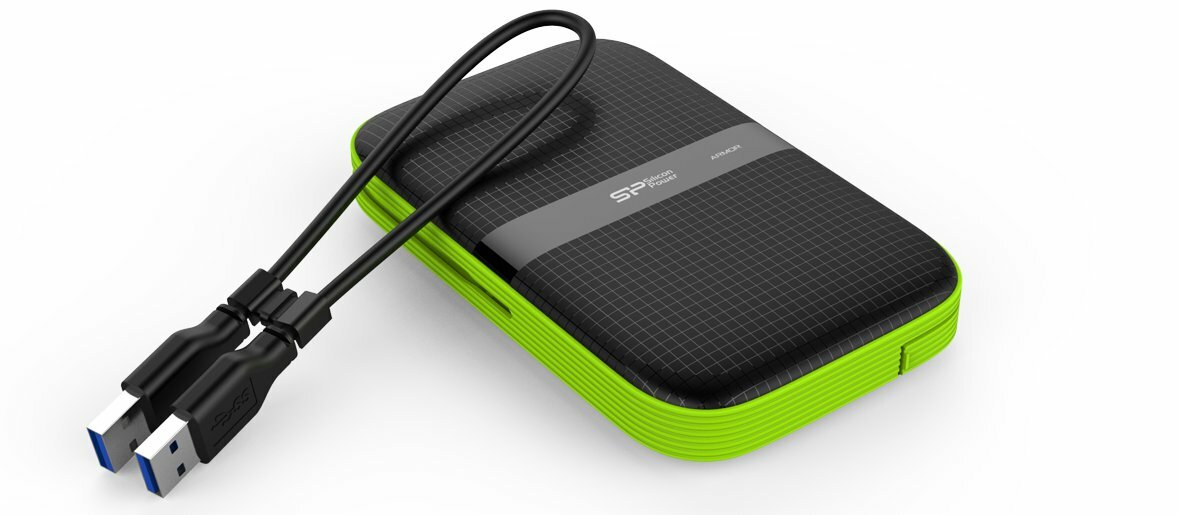 Silicon Power Armor A60 / 1.0TB 2.5 External HDD / SP010TBPHDA60S3 Black