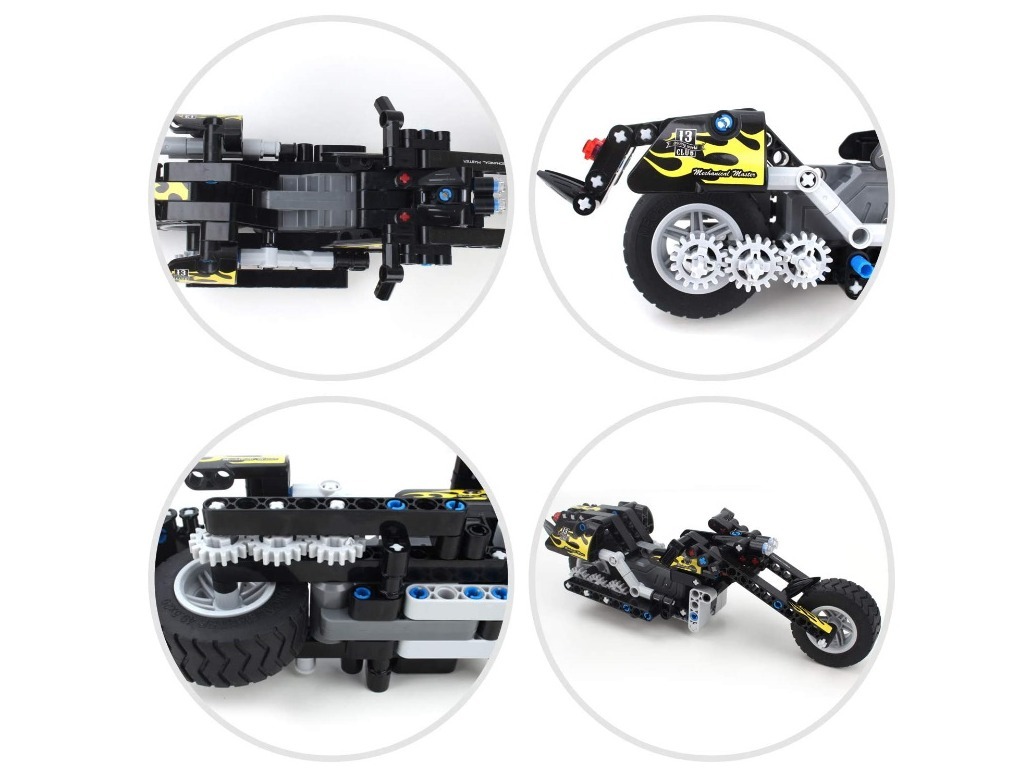 XTech 5801 Bricks: Pull Back Motorbike /