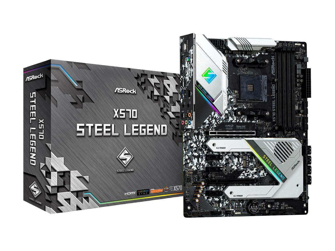 ASRock X570 STEEL LEGEND ATX AM4 Socket