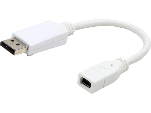 Cablexpert A-mDPF-DPM-001-W Adapter DP M to mini DP F / White