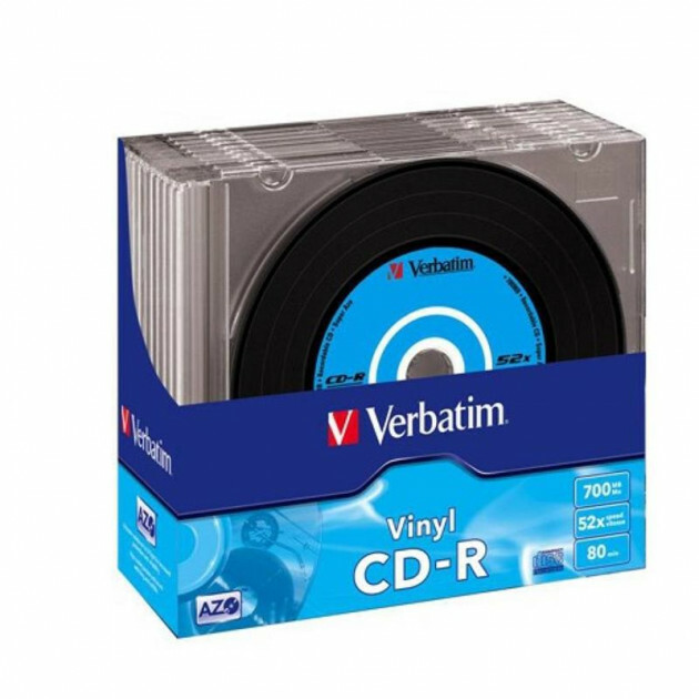 Verbatim DataLifePlus CD-R AZO 700MB 52X VINYL SURFAC x10 / 43426