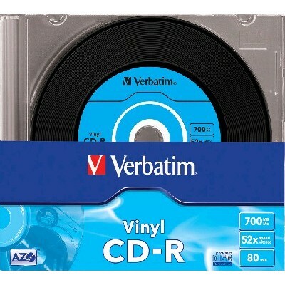 Verbatim DataLifePlus CD-R AZO 700MB 52X VINYL SURFAC x10 / 43426