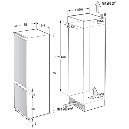 GORENJE NRKI 4181 E3 / White