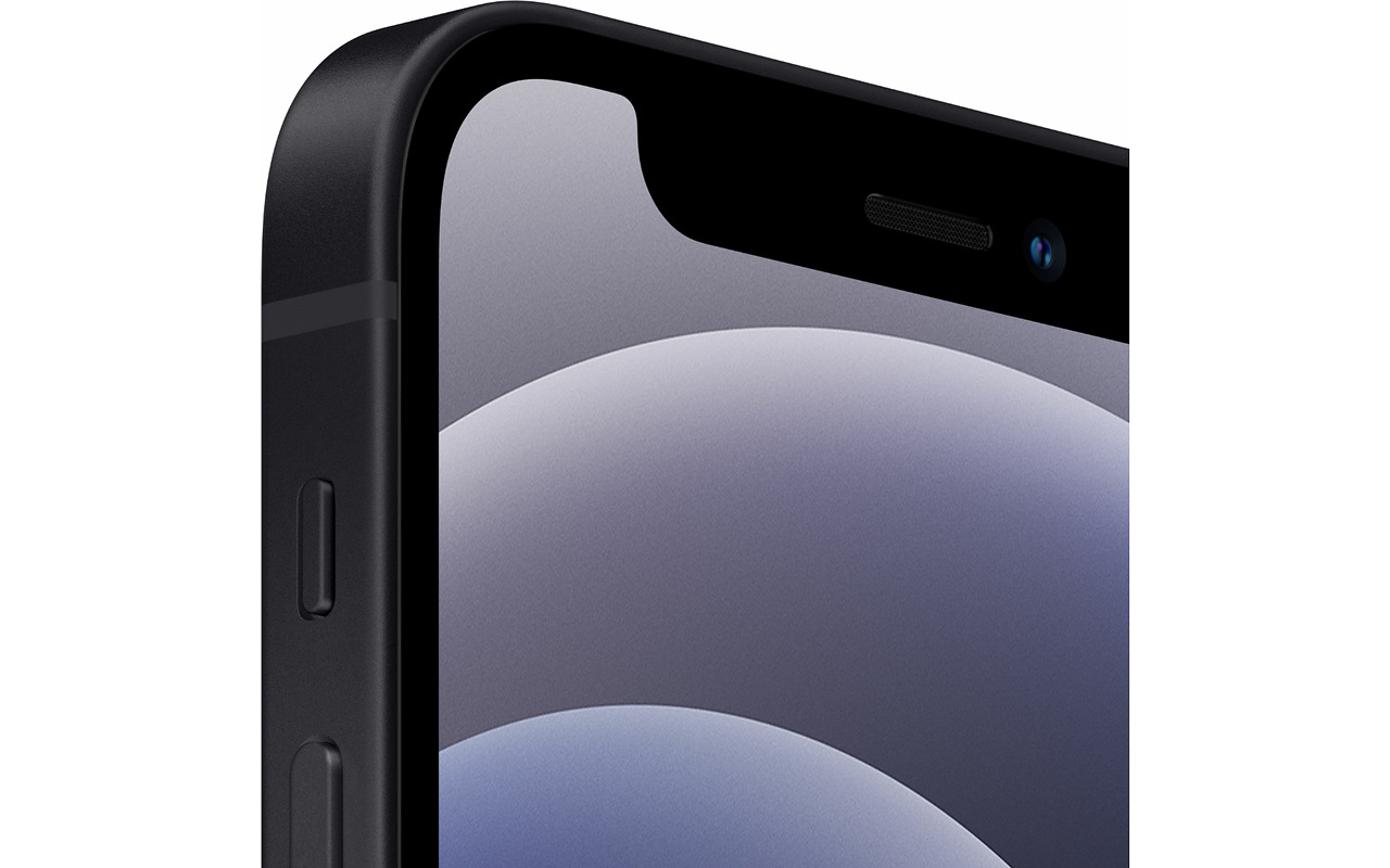 Apple iPhone 12 mini / 5.4" OLED 1080x2340 / A14 Bionic / 4Gb / 64Gb / 2227mAh / Black