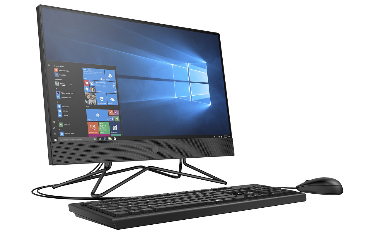 HP 200 G4 / 21.5" FullHD IPS / Intel Pentium J5040 / 4GB DDR4 / 1.0TB HDD / FreeDOS / Black