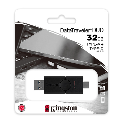 Kingston DataTraveler Duo DTDE/32GB 32GB USB3.2 / Black