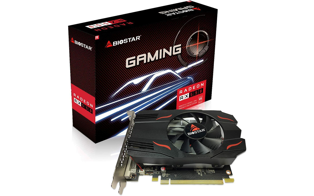 Biostar Gaming Radeon RX 550 4GB GDDR5 128Bit / VA5515RF41