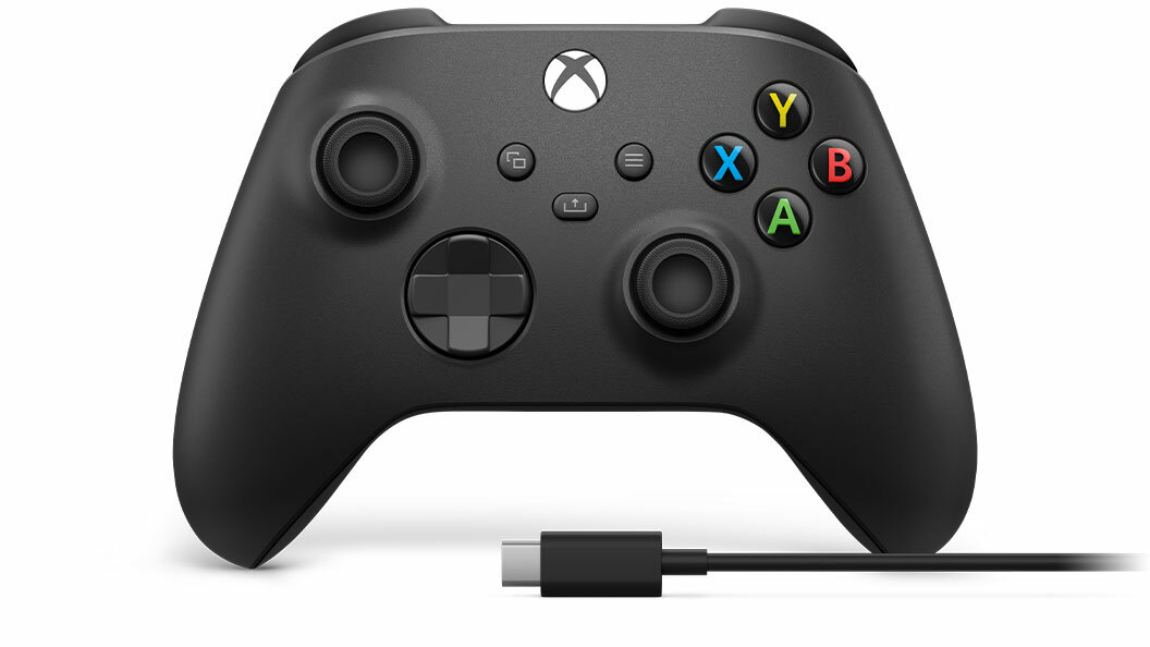 Xbox Series Wireless Controller With Cable / Black