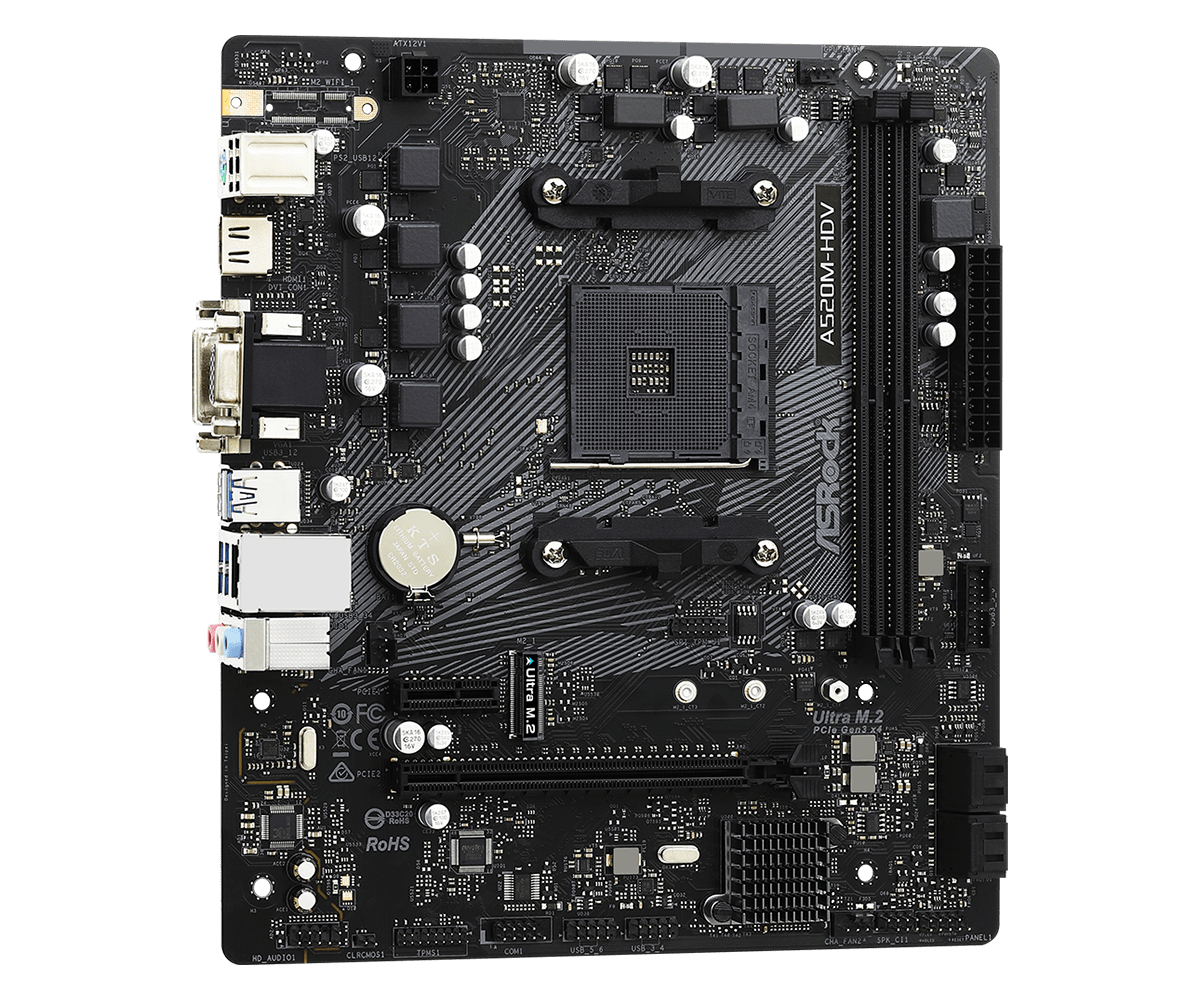 ASRock A520M-HDV mATX AM4 Socket