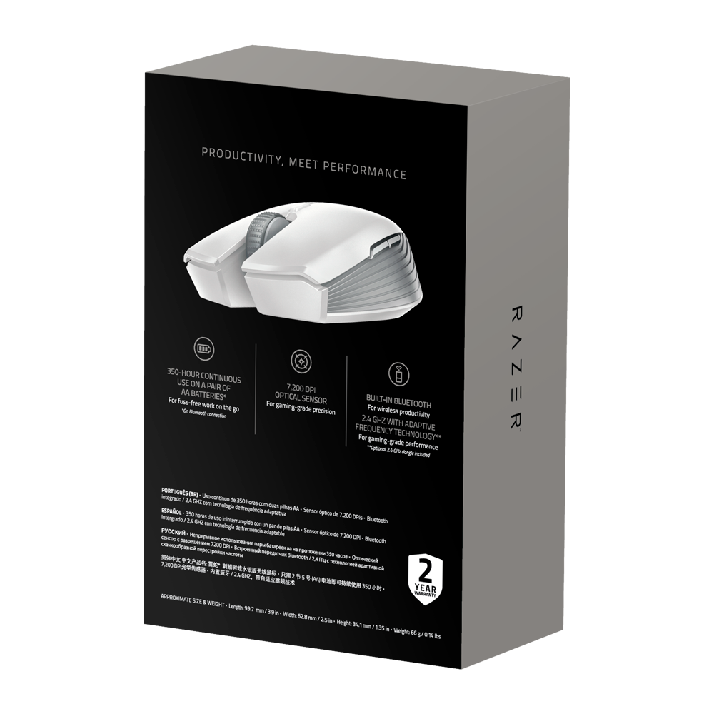 RAZER Atheris / RZ01-02170300-R3M1 / Mercury White