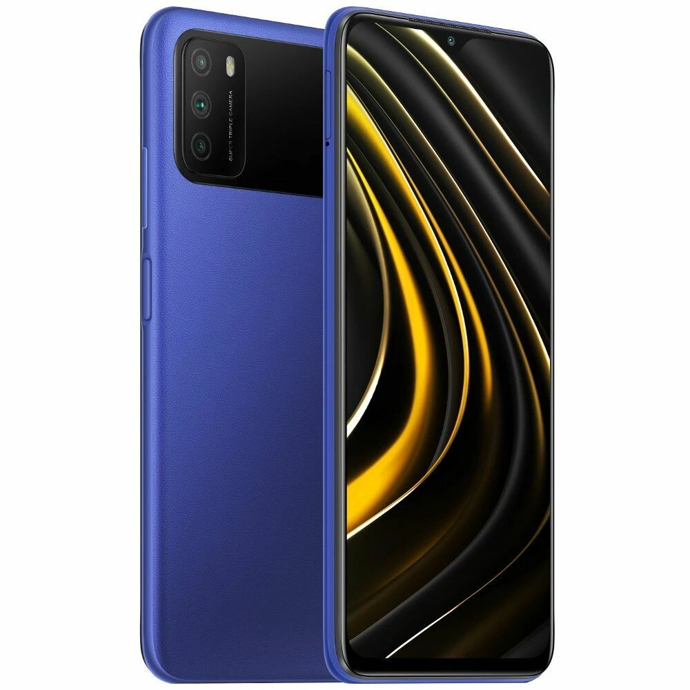 Xiaomi Poco M3 / 6.53'' IPS / Snapdragon 662 / 4GB / 64GB / 6000mAh Blue