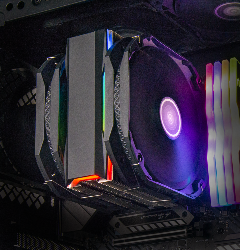 Deepcool AS500 PLUS / 2x140mm / 70.81CFM / 31.5dB Black