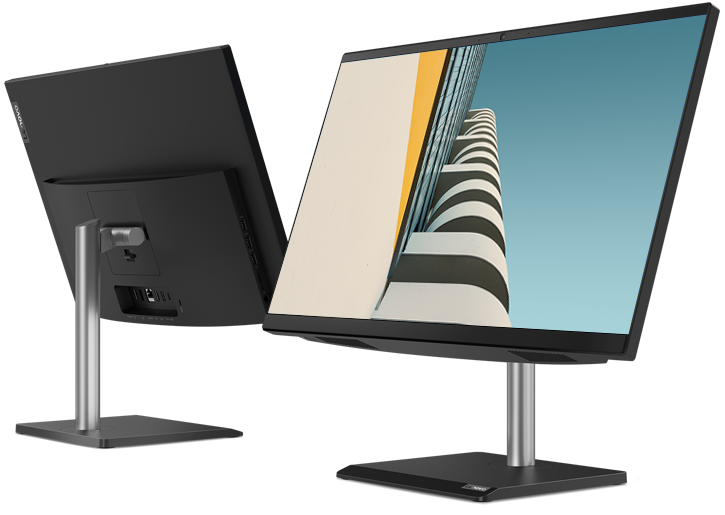 Lenovo V50a 24IMB / 23.8" FullHD Touch / Intel Core i7-10700T / 16GB DDR4 / 512GB NVMe / Windows 10 PRO / Black