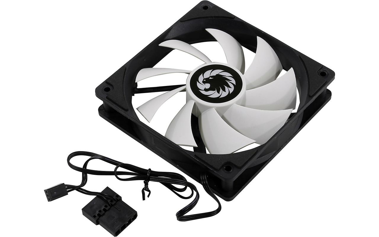 GameMax GMX-WFBK-WT 120mm PC Case Fan White
