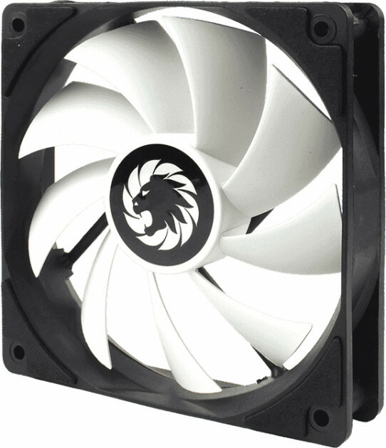 GameMax GMX-WFBK-WT 120mm PC Case Fan White