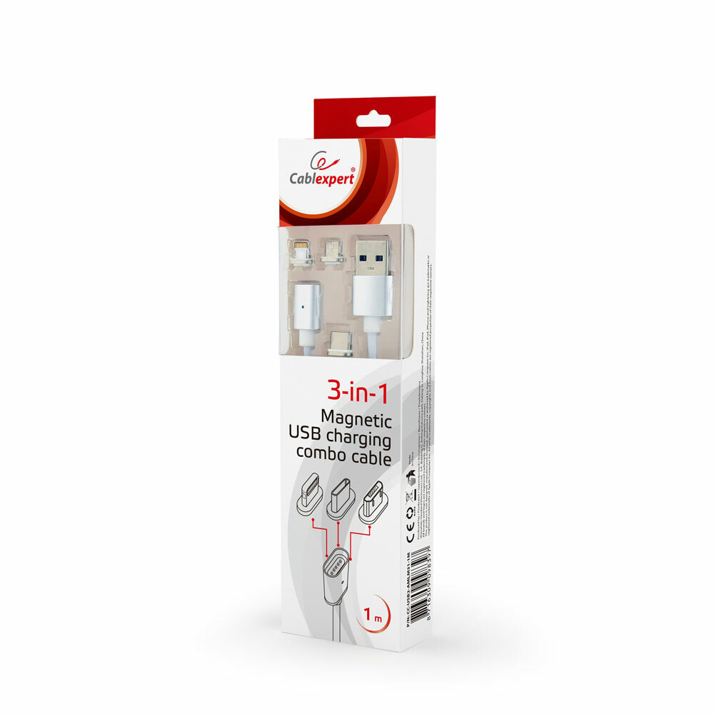 Cablexpert CC-USB2-AMLM31-1M Silver