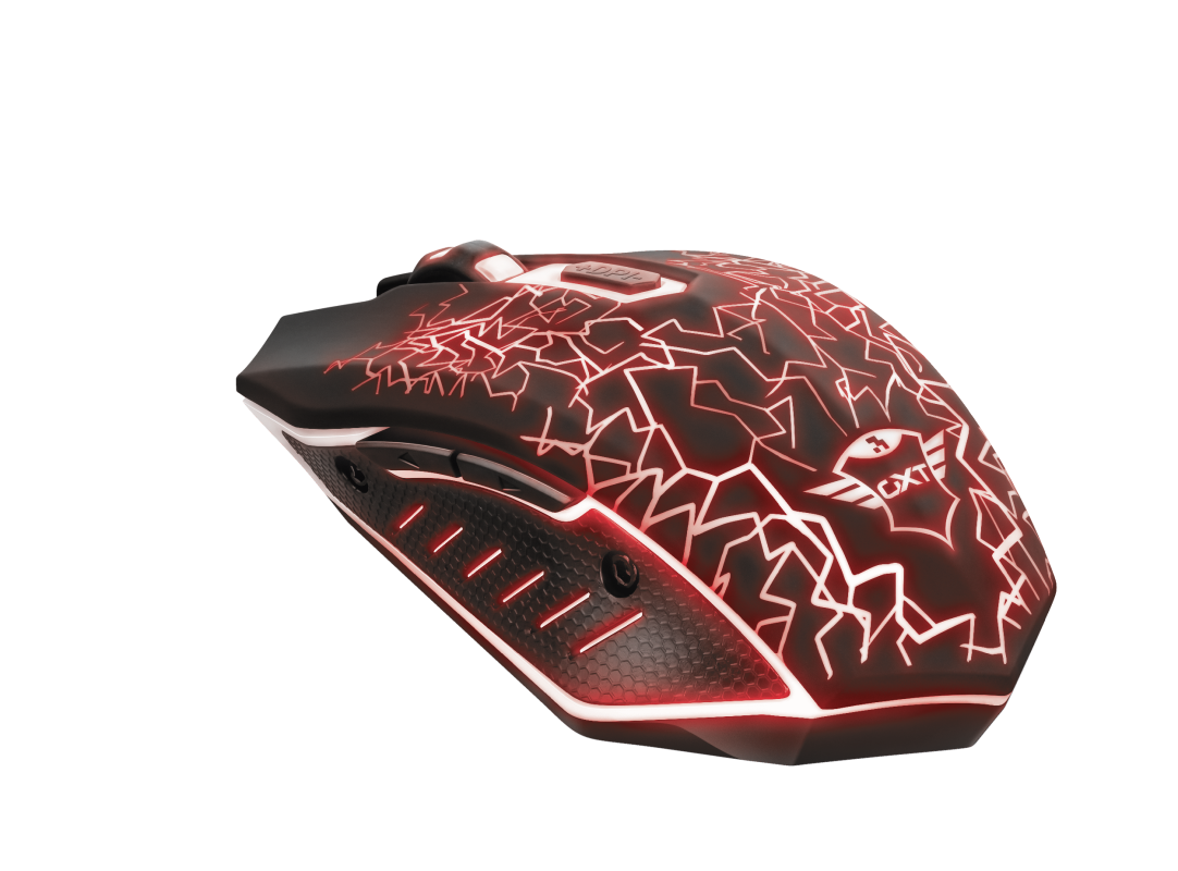 Trust Gaming Mouse GXT 107 Izza Wireless Black