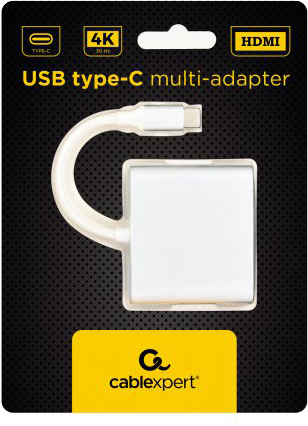 Cablexpert A-CM-HDMIF-02-SV Adapter 3-in-1 Silver