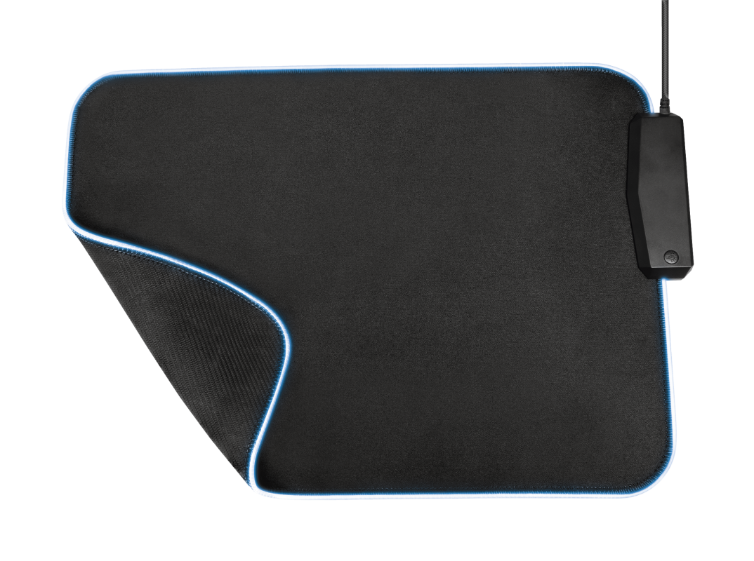 Trust Gaming GXT 765 Glide-Flex RGB Mouse Pad with USB Hub RGB