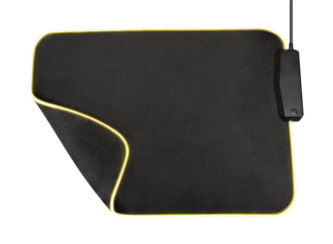 Trust Gaming GXT 765 Glide-Flex RGB Mouse Pad with USB Hub RGB