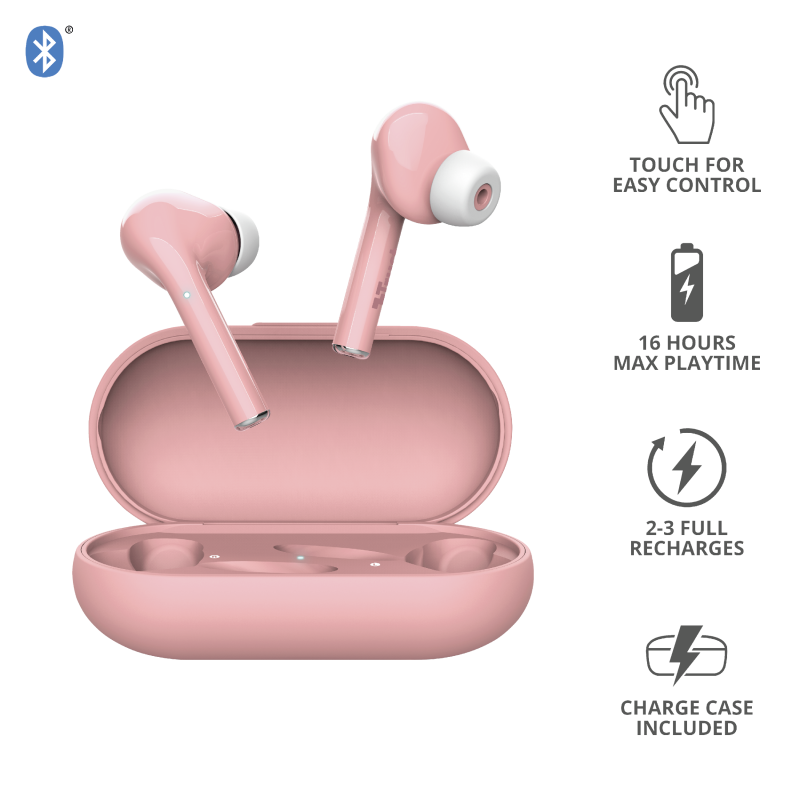 Trust Nika Touch Bluetooth Wireless TWS Earphone Pink