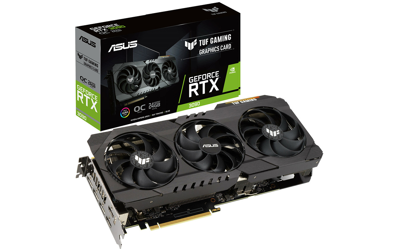 ASUS GeForce RTX 3090 TUF Gaming OC 24GB GDDR6X 384bit / TUF-RTX3090-O24G-GAMING