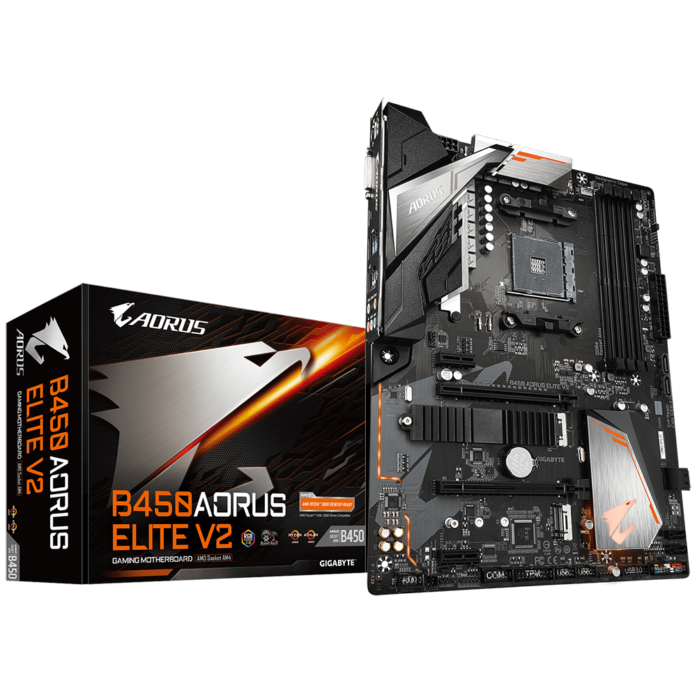 GIGABYTE B450 AORUS ELITE V2 ATX Socket AM4
