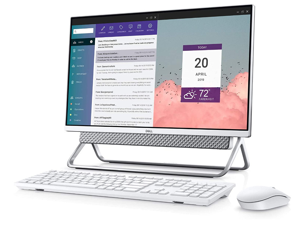 DELL Inspiron 7700 / 27" FullHD IPS Infinity / Intel Core i7-1165G7 / 16GB DDR4 / 512GB NVMe + 1.0TB HDD / NVIDIA GeForce MX330 with 2GB GDDR5 / Windows 10 PRO / Silver