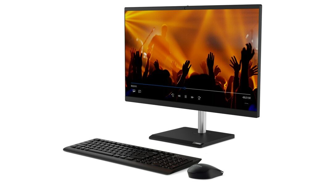 Lenovo V50a 24IMB / 23.8" FullHD Touch / Intel Core i5-10400T / 8GB DDR4 / 256GB NVMe / Windows 10 PRO / Black