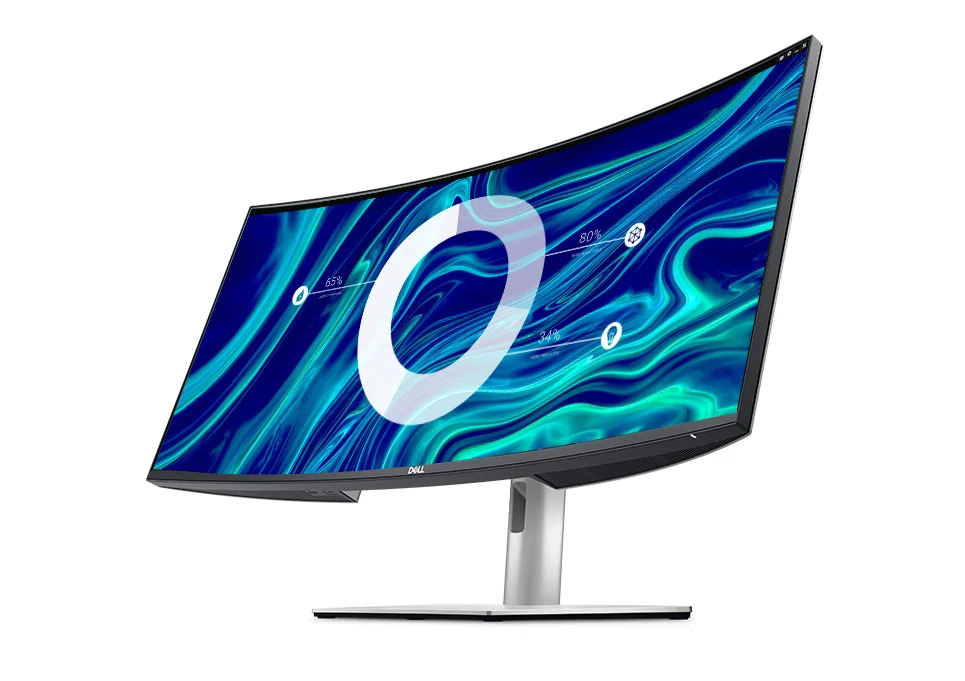 DELL UltraSharp U3421W / 34" Curved IPS 3440x1440 Silver