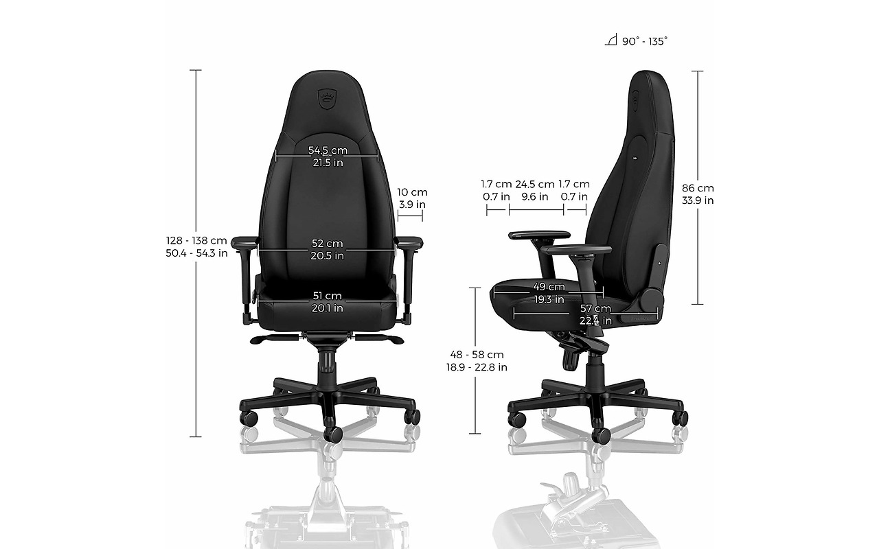 noblechairs Icon NBL-ICN-PU-BED Black Edition